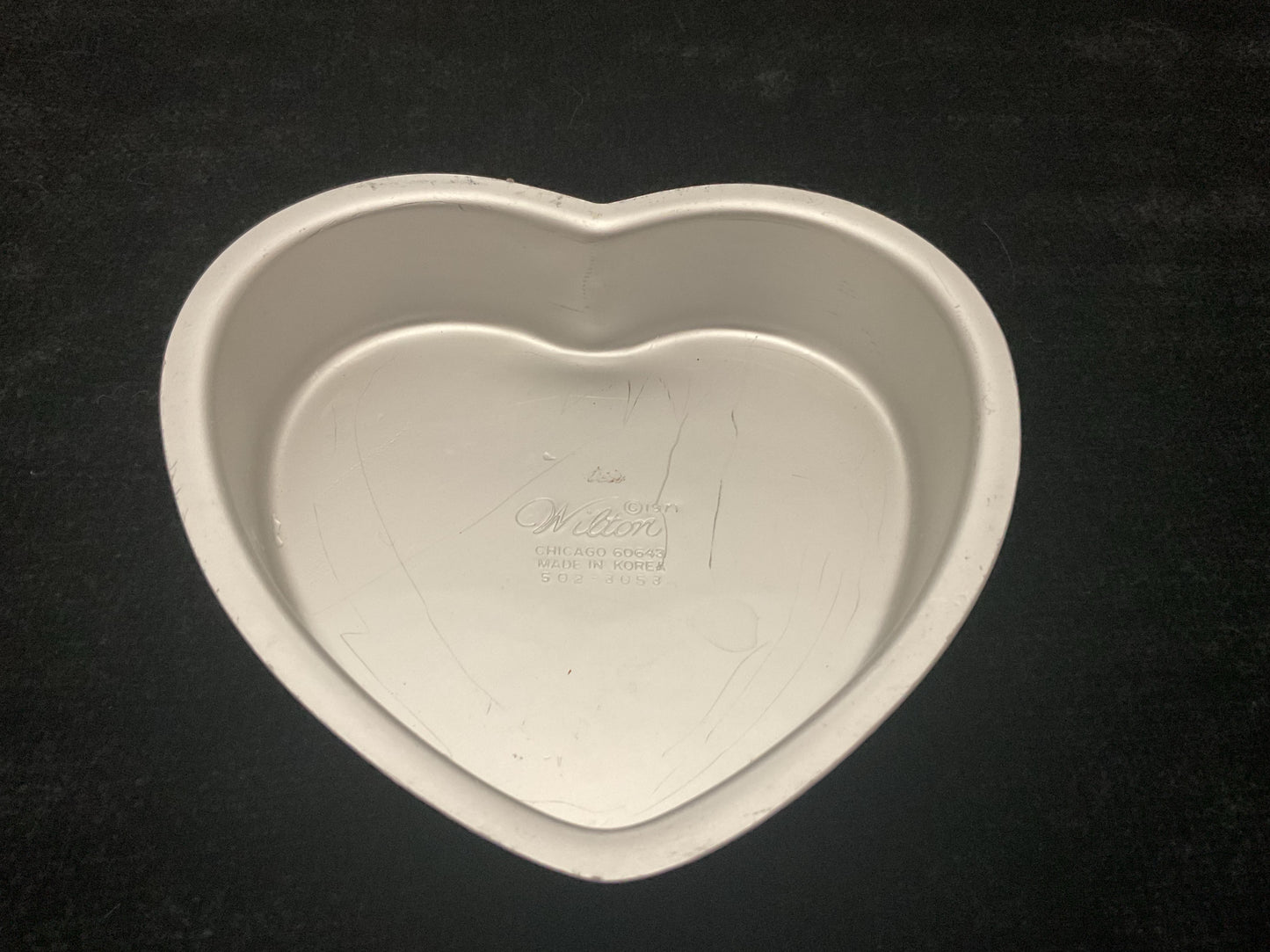 Vintage Wilton Aluminum Heart Shaped Cake Pans- Set of 3